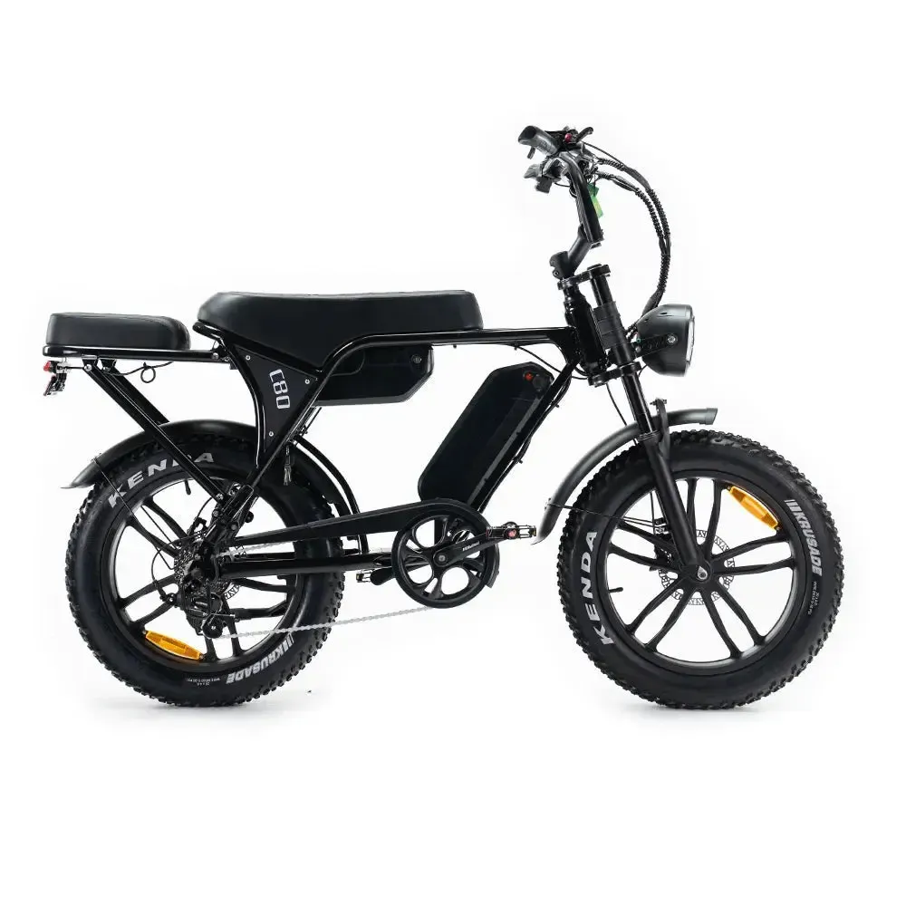 OUXI C80 MAX (Dubbele Accu) - Zwart