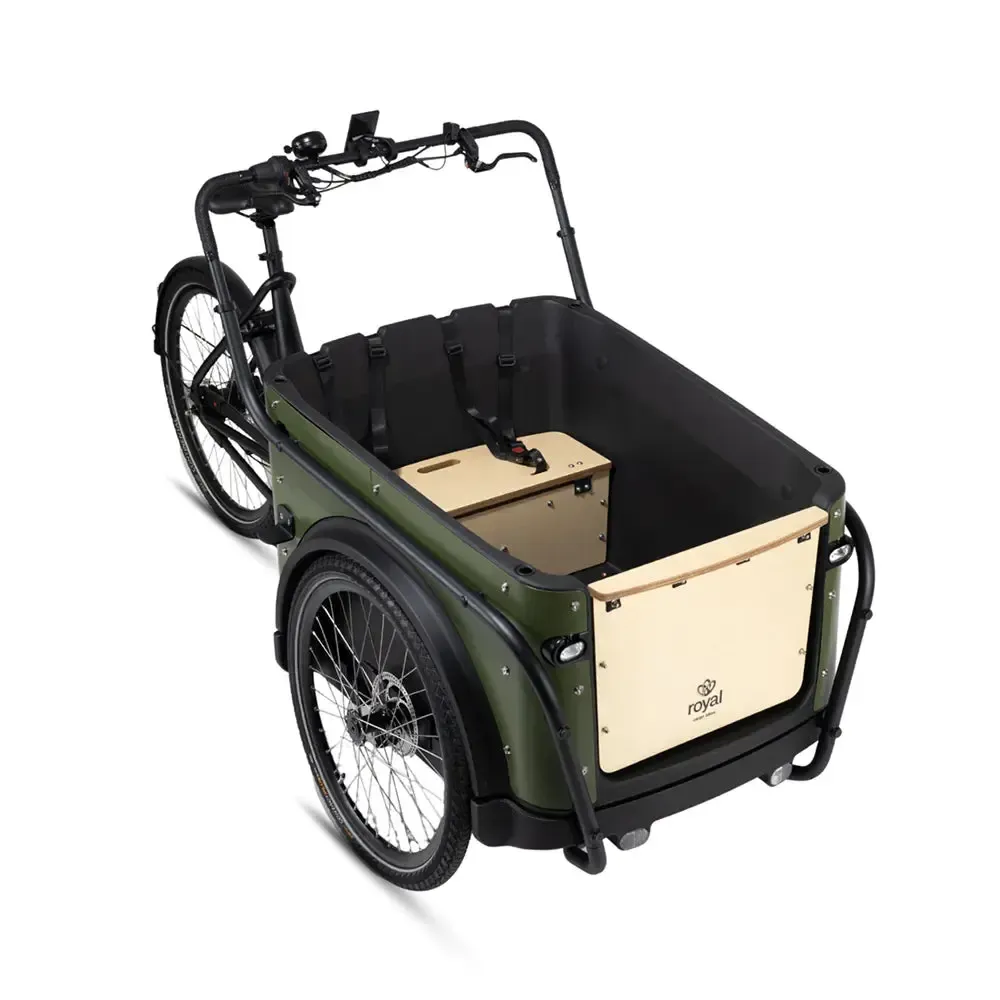 Royal Cargo Bike 3W Premium - Groen